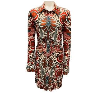 CARA CARA MULTI TURTLEDOVE LUXOR PRINT SHIRLEY MINI DRESS